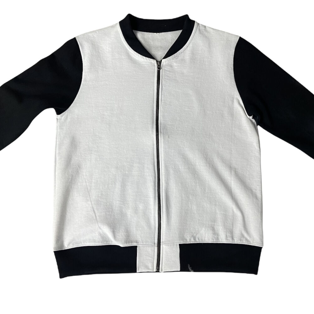 Sublimation Fleece Zip Bomber Jacket  Thumbnail