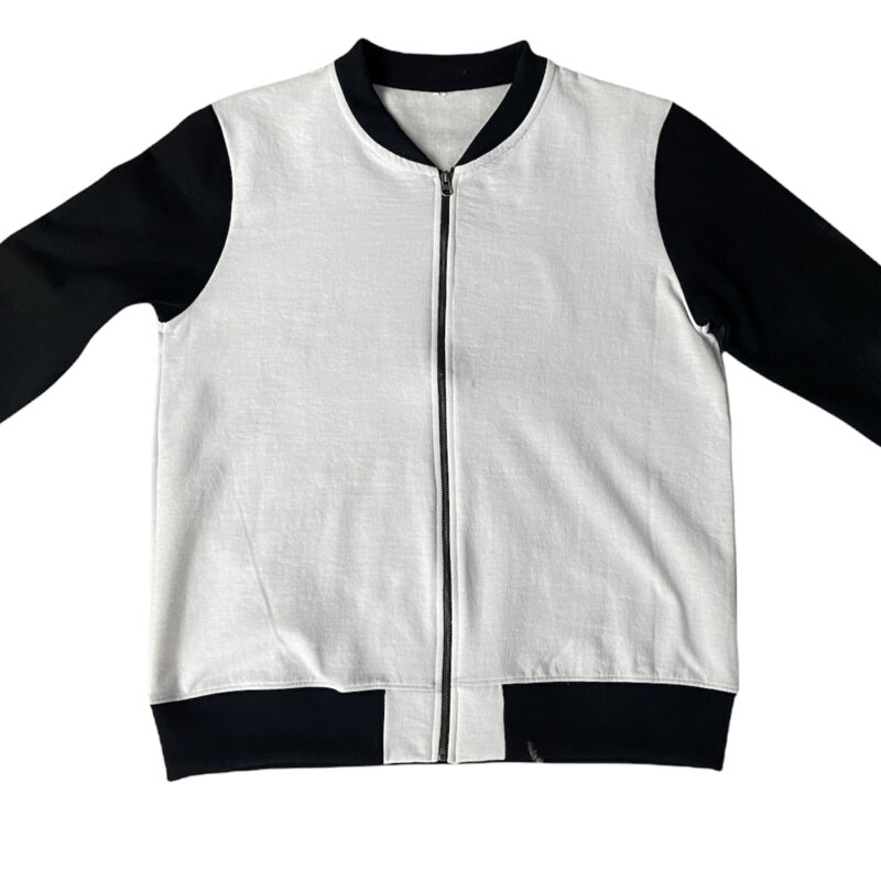 Sublimation Fleece Zip Bomber Jacket  Thumbnail